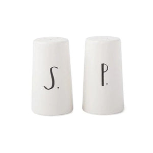 Rae Dunn Stem Print Salt + Pepper Shakers with Gift Box