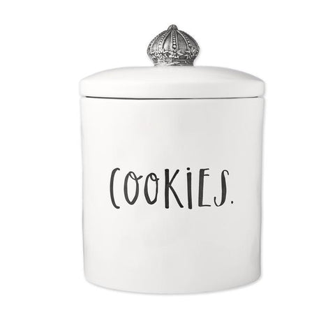 Stem Print Crown Cookie Jar