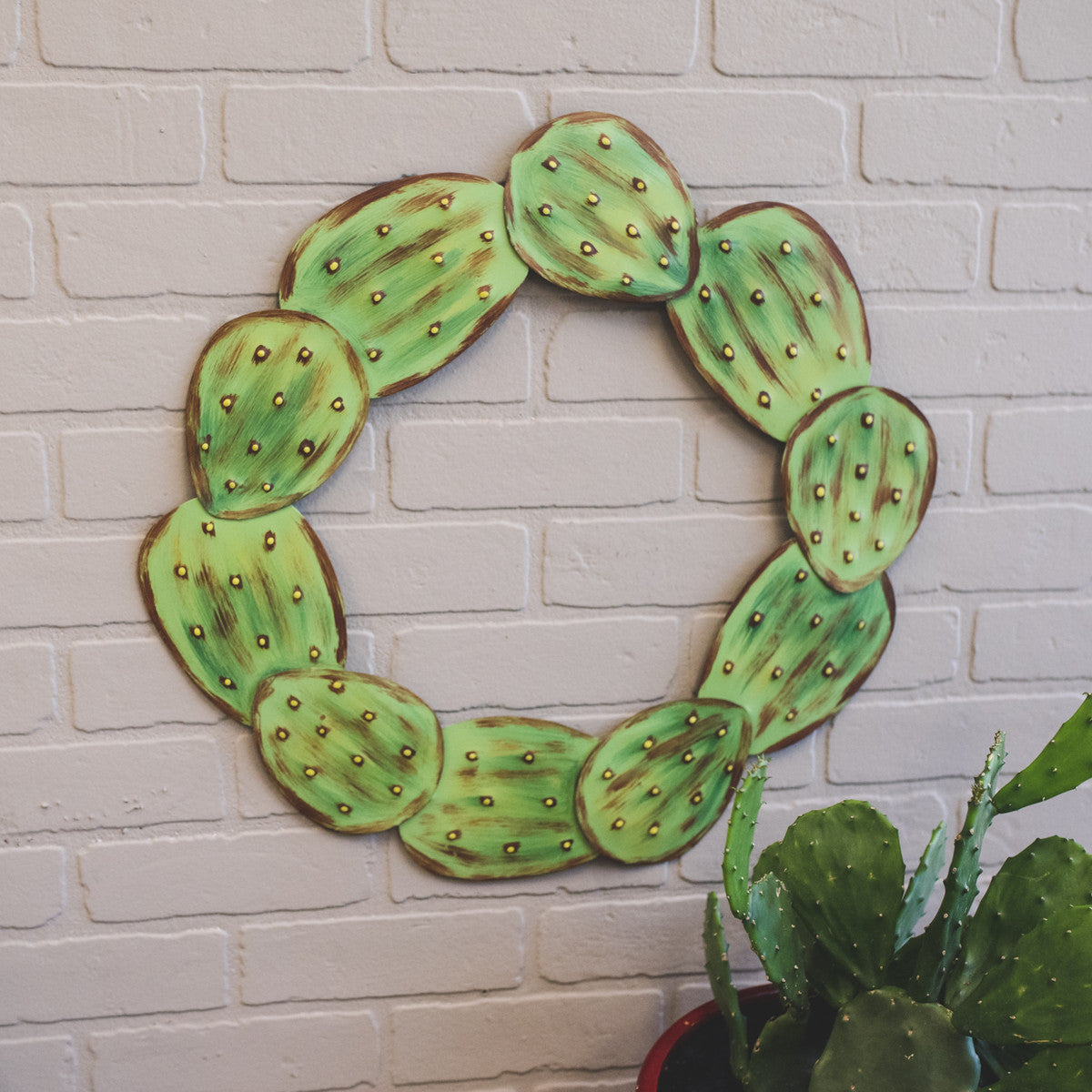 prickly pear cactus wreath Cactus Wreath
