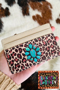 Leopard Cowgirl Card Wallet