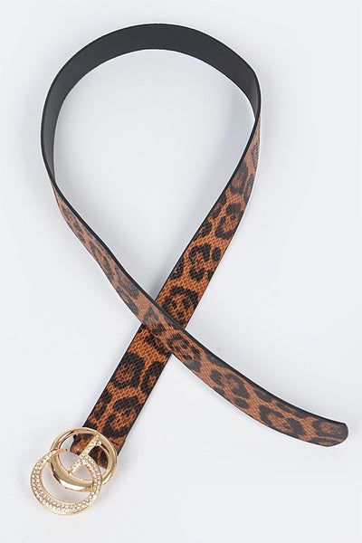 Leopard and Boujee Belt* REGULAR**