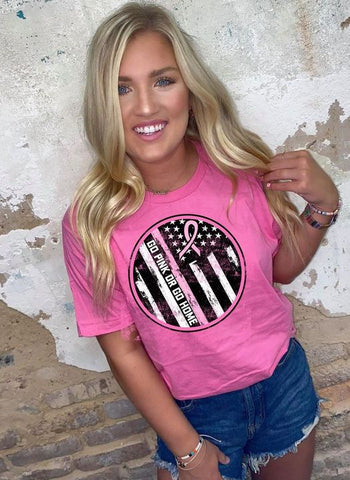 Go Pink Or Go Home Tee