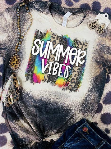 Bleached Summer Vibes Tee