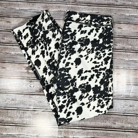 Inside Out Leggings***COW PRINT***