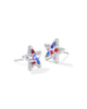 Cassidy Silver Stud Earrings