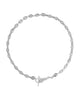 Elisa Toggle Silver Link and Chain Necklace