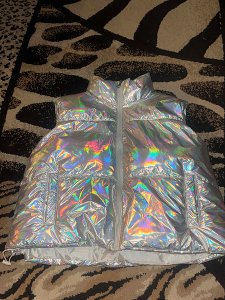 NWOT Love Streak Puffer Vest- LARGE