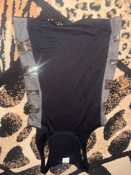 NWOT Victoria Secret Black Sequin Pink Tank-L