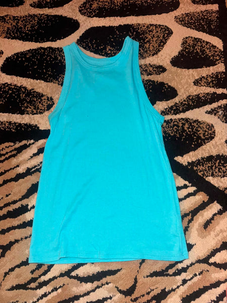 NWOT Bright Blue  A New Day Tank-LARGE