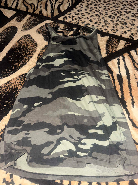 NWOT Victoria Secret Camo Strappy Tank-XL