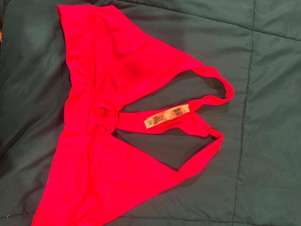 NWOT Hot Pink Knot Bra-LARGE*