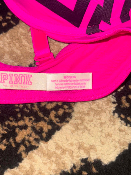 NWOT Hot Pink PINK  Victoria Secret Bra-38DD