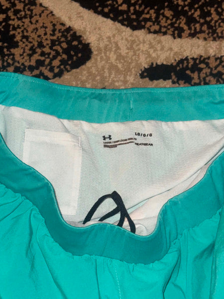 NWOT Teal Under Armour Shorts-LARGE