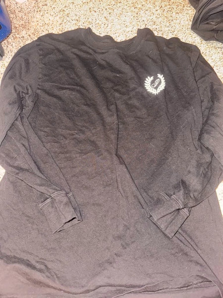 EUC Black Logo Long Sleeve VS Tee-M