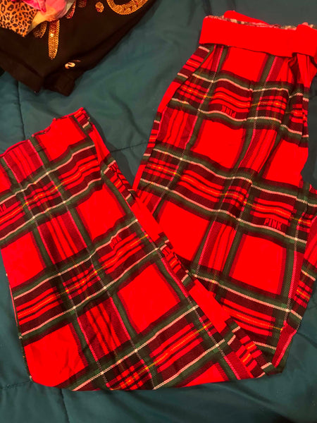 NWOT Victoria Secret Plaid Sleep Pants-LARGE*