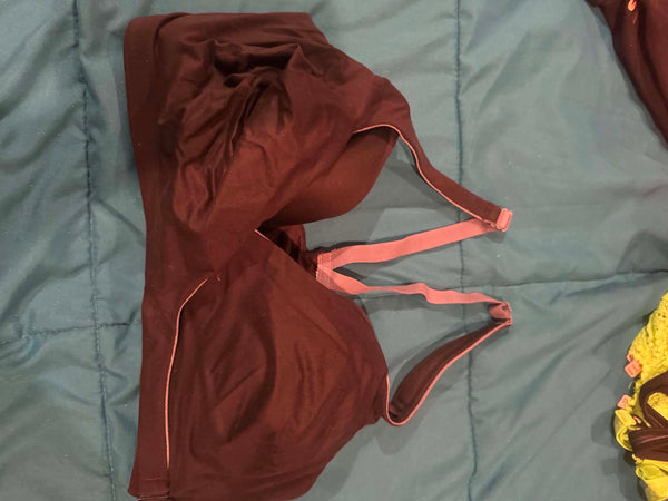 NWOT Front Closure Black Victoria Secret Sports Bra-36DD*