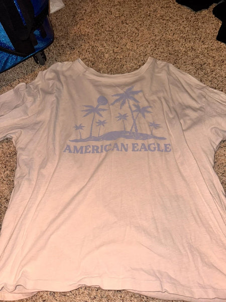 GUC Tropical American Eagle Boxy Tee-M