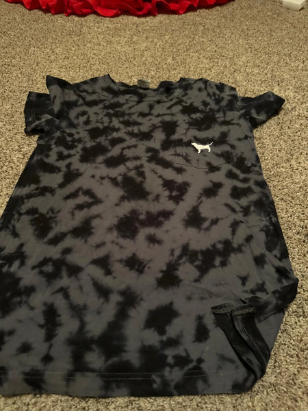 EUC Black Tie Dye VS tee-XS