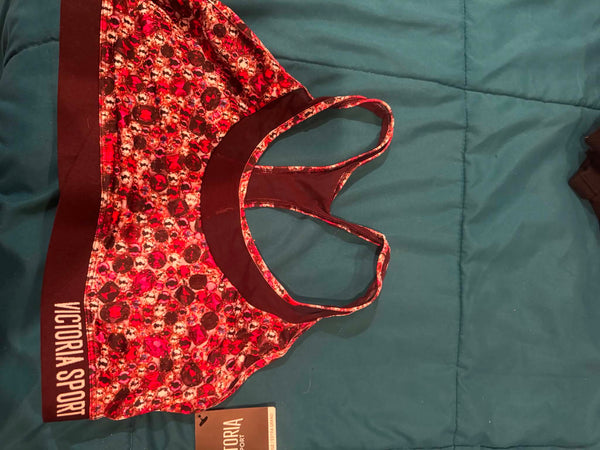 NWT Neon Faux Jeweled Victoria Secret Sports Bra-XL*