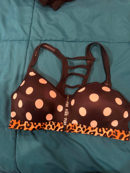 NWOT Leopard Polka Dot Bra- LARGE*