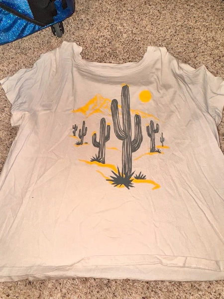 GUC Western American Eagle Boxy Tee-LARGE