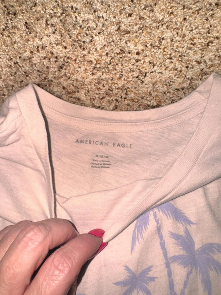 GUC Tropical American Eagle Boxy Tee-M