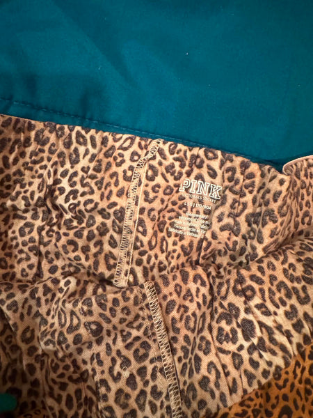 NWOT Leopard/Pink Sleep Shorts-LARGE*