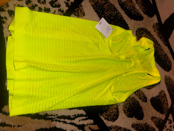 NWT Victoria Secret Neon Yellow Active  Tank-LARGE