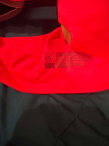 NWOT Neon Coral Sports Bra-LARGE*