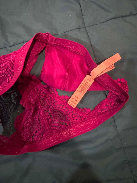 NWT Purple Lace Bra-LARGE*