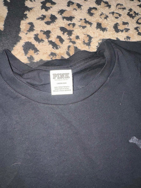 NWOT Sequin Love Pink Tee-LARGE