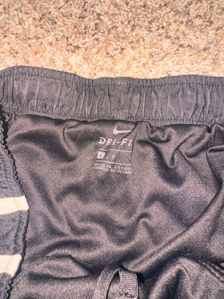 NWOT Nike Active Shorts Women's Black Lined Fit Dry Swoosh Logo-LARGE