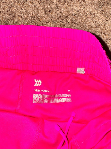 All in motion Hot Pink Shorts-MEDIUM