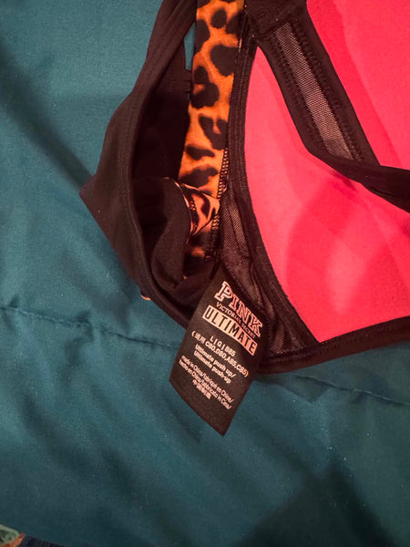 NWOT Leopard Polka Dot Bra- LARGE*