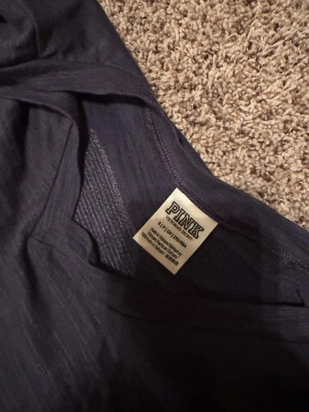 EUC Navy Multicolor Sequin Dog VS tee-SMALL