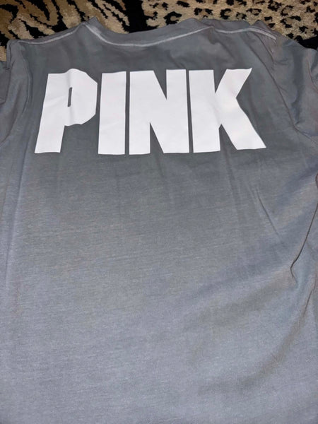 NWOT Concrete Grey PINK Vs Tee-LARGE