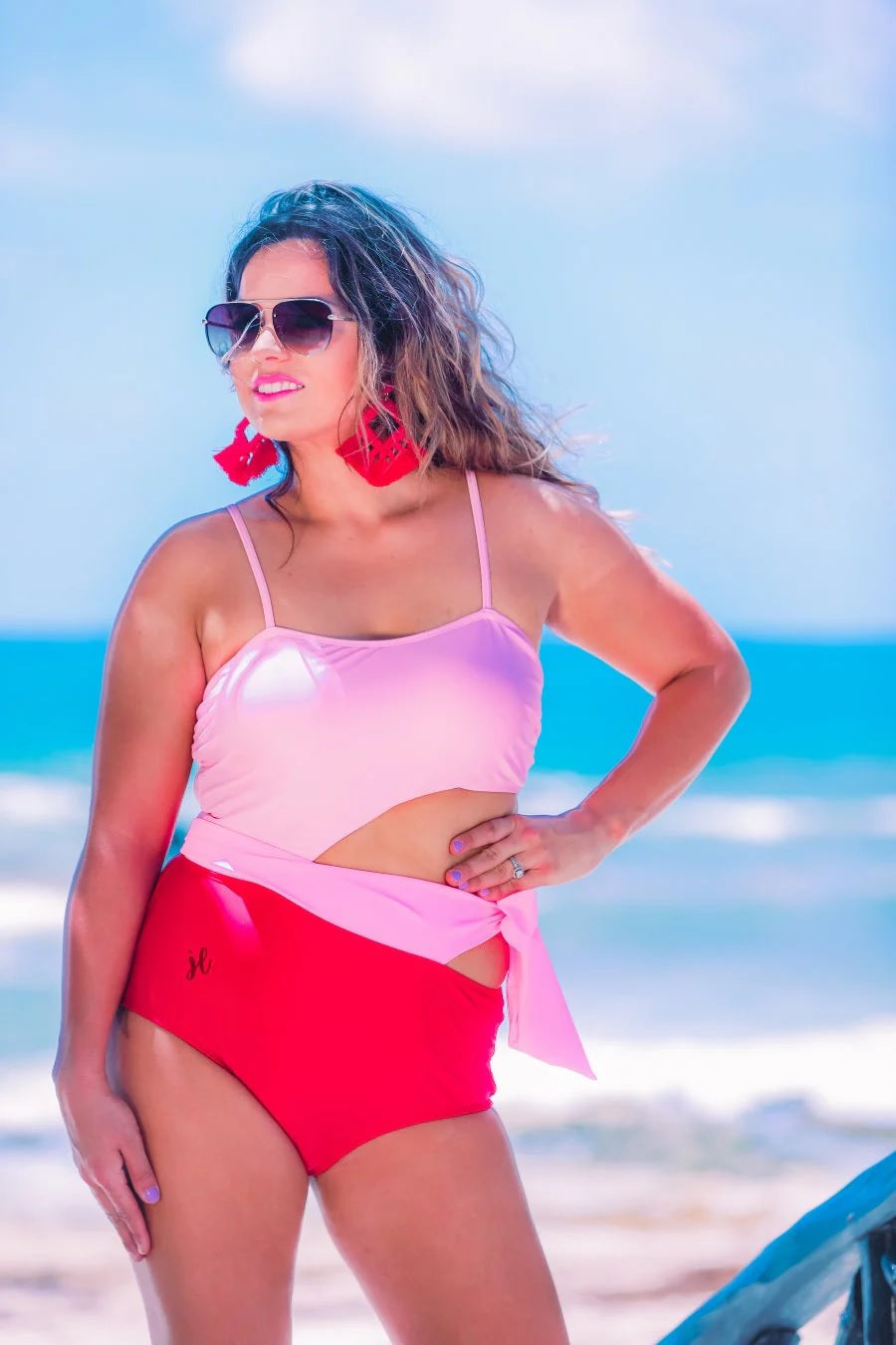 Heay Wave One Piece Swimsuit