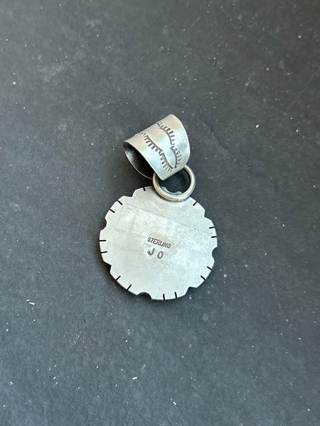 Sterling Silver Buffalo Nickel Pendant – Rope Border – Artist Jason Ogg