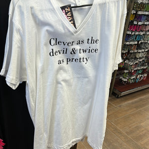 Clever As The Devil Tee