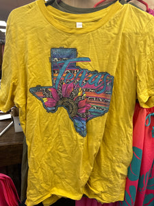 Yellow Texas tee