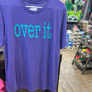 Purple Over It Tee