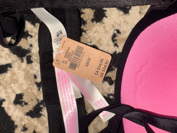 NWT Black Lace VS Bra-38DD