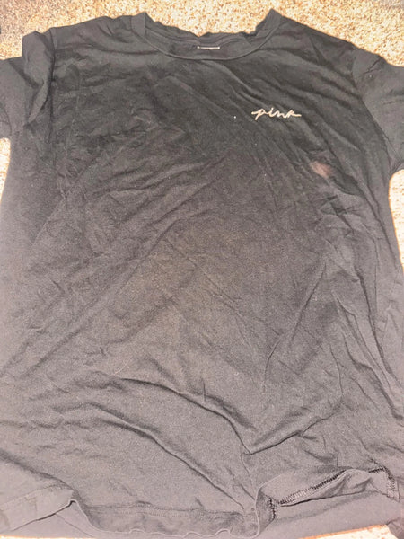 GUC Black Rhinestone Pink VS tee-MEDIUM