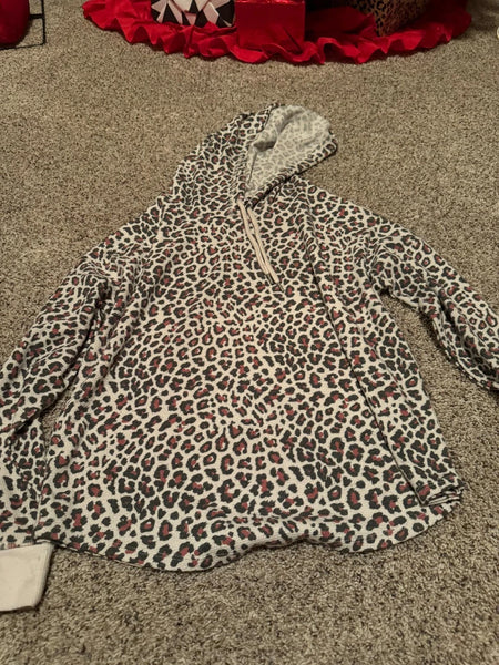 EUC Leopard VS Hoodie-M