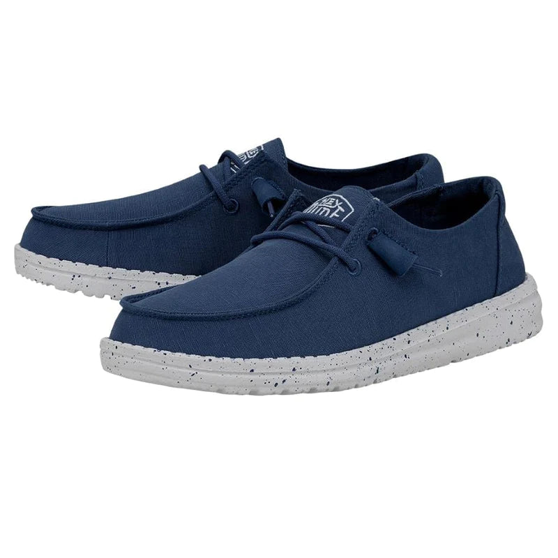 Wendy Slub Canvas  True Blue Hey Dudes