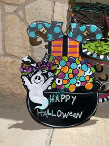 Witch Cauldron Door Hanger