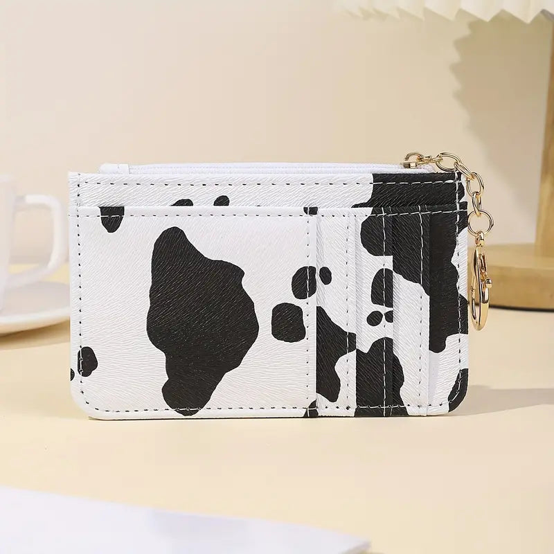 Cow Slim Coin/Card Purse