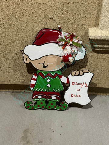 Elf Door Hanger