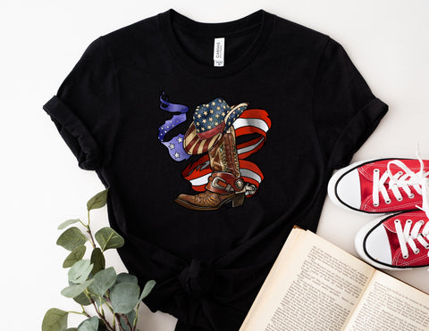 American Boot Tee