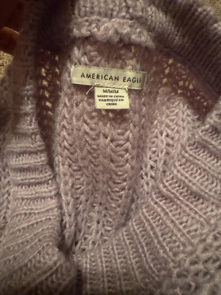 NWOT Share Grey American Eagle Sweater-MEDIUM